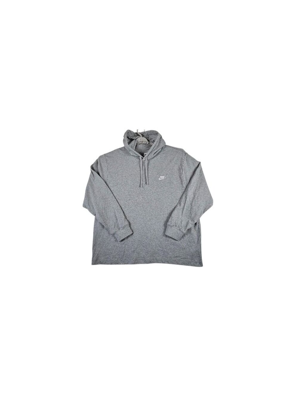 Nike Sportswear Club Men's XXL Gray Jersey Pullover Hoodie
